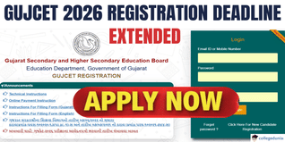 GUJCET 2026 Registration Deadline Extended; Apply by January 6 @gujcet.gseb.org